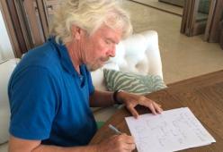 Richard Branson infonde coraggio a una bambina dislessica 