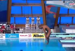 Incredibile ma vero! Ecco il tuffo a bomba ai Mondiali di nuoto