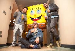 SpongeBob a Radio 105, le foto