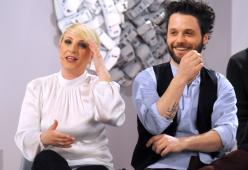 Katia Follesa e Angelo Pisani ospiti di Max Brigante per presentare "Fish & Clips" il loro nuovo programma tv