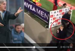 Il "dito medio"di Mancini!