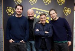 Claudio Santamaria e Gabriele Mainetti da Tony e Ross per il film  "Jeeg Robot" PT2
