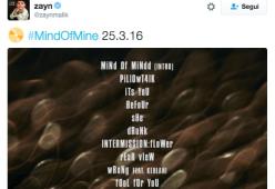 Zayn Malik: arriva la tracklist di "Mind of Mine"
