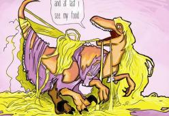 Se le principesse Disney fossero velociraptor...