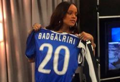 Rihanna risponde a Marchisio: foto con la maglia della Juve
