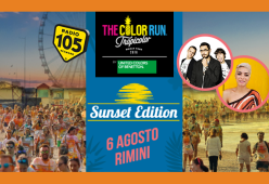 Color Run “Sunset Edition”: prossima tappa il 6 agosto a Rimini con Gli Autogol ed Elodie live