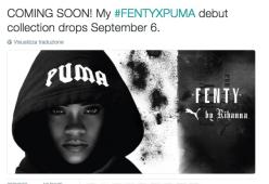 Rihanna: a settembre arriva la sua collezione per la Puma
