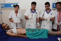 Operato per un tumore, gli vengono estratti 40 coltelli dallo stomaco