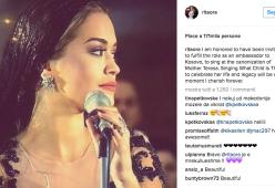 Rita Ora: la gioia per la performance in Vaticano
