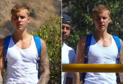 Justin Bieber si rilassa sulle colline di Hollywood
