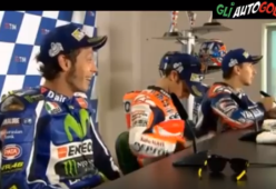A Misano, scintille tra Rossi e Lorenzo