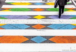 A Madrid le strisce pedonali diventano opere d'arte!