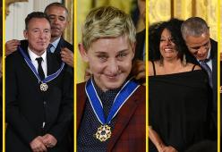 Parata di star per l’ultima assegnazione di Obama delle Medaglie della Libertà