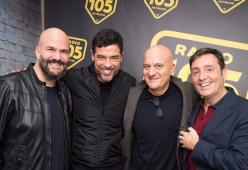 Alessandro Gassman e Claudio Bisio a 105 Friends, le foto