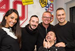 Gigi D'Alessio a 105 Take Away, le foto