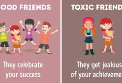 Le 10 differenze tra buoni e pessimi amici
