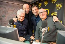 Per lo spettacolo "Fuga da via Pigafetta", Gioele Dix e Paolo Hendel ospite da Tony e Ross PT2