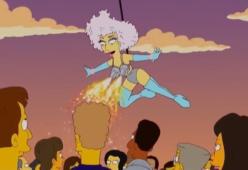 Lady Gaga: il salto era finto (ma i Simpson sapevano tutto)