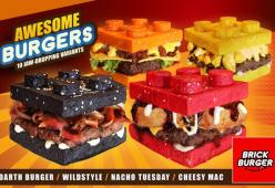 La Lego-mania non ha confini: nelle Filippine gli hamburger sono a forma di mattoncino