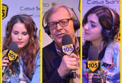 Raige, Giulia Luzi, Nesli e Alice Paba a 105 Mi Casa