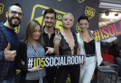 #105SocialRoom: le foto della terza "diretta social"