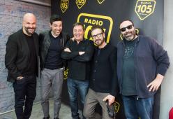 Alessandro Gassman, Massimiliano Bruno e Marco Giallini , il cast di "Beata Ignoranza" da Tony e Ross