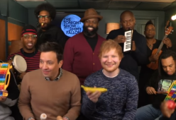 Ed Sheeran lancia “Eraser” e canta “Shape On You” con Jimmy Fellon