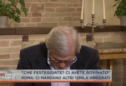 Sgarbi si addormenta in diretta tv durante un programma su Rete 4: il video