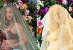 Beyoncé diventa di formaggio: l'incredibile scultura realizzata da due artisti