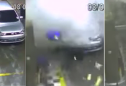 Esplode auto durante un rifornimento, una vittima e tre feriti 