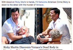 La morte di Gianni Versace riprodotta con Ricky Martin per una fiction