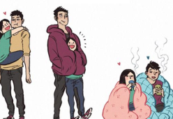 Fidanzarsi con un "gigante nerd": ecco le esilaranti vignette di Fishball!