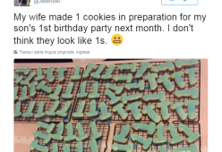 I biscotti a forma di 1 che ricordano qualcos'altro...