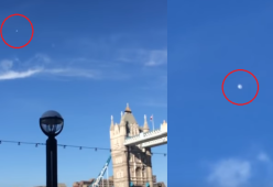 Video: avvistato misterioso oggetto volante sopra il London Bridge