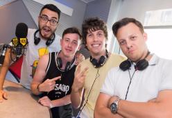 Shade presenta il suo nuovo brano a 105 Autogol: ecco le foto dell'intervista! 