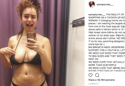 La denuncia di una modella curvy: “Un seno grande ha bisogno di un supporto consistente”