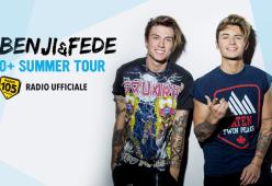 Radio 105 Radio Ufficiale Dello "0+ Summer Tour" Di Benji & Fede