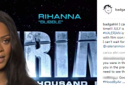 Rihanna, sexy aliena nel nuovo film di Luc Besson