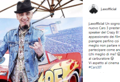J-Ax doppiatore su Cars 3: "Quando mi hanno chiamato mi sono messo a piangere"