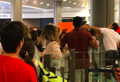 Nizza: addetto aeroporto aggredisce passeggero con bambino in braccio