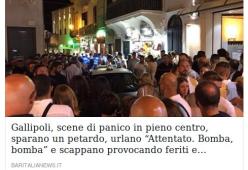 Litigio col cameriere si trasforma in rissa, panico a Gallipoli 