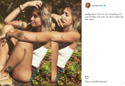 Paris Jackson non si depila e mostra le gambe irsute su Instagram