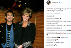 Elton John ricorda Lady Diana: "Il mondo ha perso un angelo"