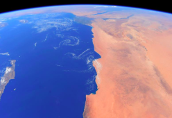 Lo vedete anche voi il profilo umano lungo la costa africana? 