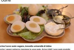 Hanno inventato l’uovo sodo vegano e il brevetto è italiano