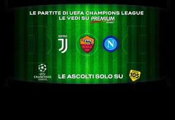 Champions League: i match delle squadre italiane in diretta su Radio 105