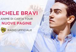 Radio 105 è la Radio Ufficiale dell'"Anime di Carta Tour - Nuove Pagine" di Michele Bravi