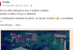 Piotta prova a salvare il Piper di Roma