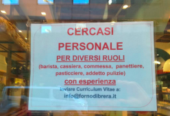 Cercasi baristi e panettieri a 1400 euro: nessun interessato
