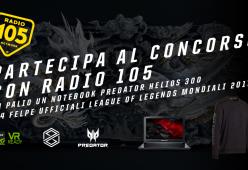 Partecipa al contest  e prova a vincere un notebook Predator Helios 300 e 4 felpe ufficiali di League of Legends Mondiali 2017!